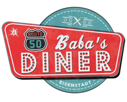 Baba‘s Diner logo.